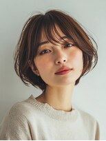 ロディーナ 大口 新子安(rodina)&nbsp;ピンクベージュ/アンブレラカラー/クールショート/前髪/大口子安
