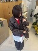 暖色ボブ