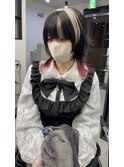 外ハネウルフ×セクションカラー