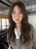 ノラジャーニー(NORA Journey)&nbsp;レイヤーカットハッシュカットオリーブベージュ赤み消しカラー