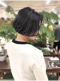 水平ボブハイライトカラーkchiara福岡川野直人