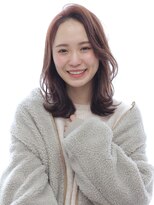 ヘアリゾート バレンタイン(hair+resort valentine)&nbsp;重軽ゆるカールミディ◯ピンクブランジュ