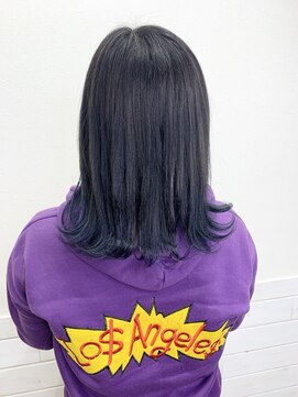 ヘアアンドメイク ルシア 奈良店(hair & make Lucia) ブルーテールカラー