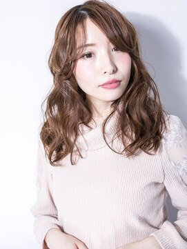 モッズヘア 越谷(mod's hair) シースルー暖色系カラーセミウェットウェーブv越谷20代30代40代