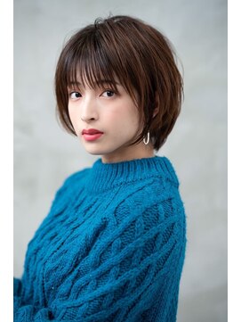 オースティン 流山おおたかの森(AUSTIN) 大人かわいい前髪セシルカットココアブラウンフリンジウェーブ