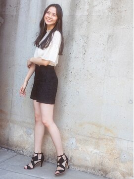 バルベストーキョーサウス(BARBES TOKYO SOUTH) 20代・30代/大人可愛い/暗髪/ニュアンスカラー/ゆるウェーブ