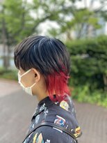 ヘアースパ ノッシュ 博多千代店(Hair Spa Nosh) ウルフカット×インナーカラー