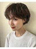透け感のあるショートヘア♪