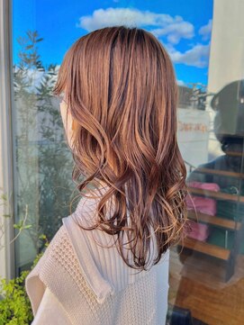 マジコ 下北沢本店(Magico) ダブルカラーオレンジベージュカラーケアブリーチ韓国ハイトーン