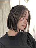 ボブ×チョコレートカラー【髪質改善/新宿/レイヤー/縮毛矯正】