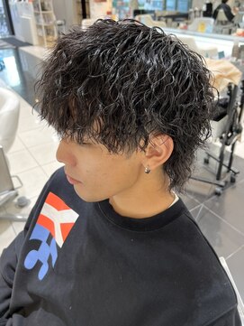 ヘアーアンドメイク ニューヨークニューヨーク 姫路店(Hair&Make NYNY) ウルフ×メンズパーマ