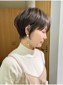 【岩間指名】骨格が綺麗に見えるマッシュショート