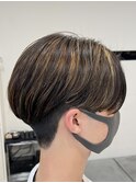 毛流れセンターパート