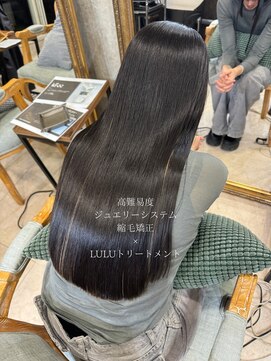 アンフィフォープルコ(AnFye for prco) インナーブリーチの方を【縮毛矯正】で艶髪♪【表参道】【原宿】