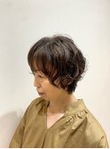 ショートパーマ/ショートボブ/ニュアンスパーマ