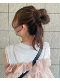 【hinari】#ふわふわお団子 #夏ヘアセット