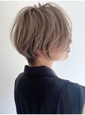 ショートボブ髪型40代50代60代前髪あり前髪なし【橋本】