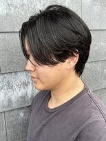 ヒュイル バイ ニアウ(Hwyl by Niau)&nbsp;メンズマッシュセンターパートスパイラルパーマニュアンスパーマ