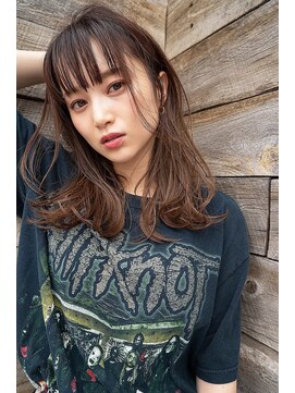 アンジェリカ JR奈良駅前店(ANGELICA) ANGELICA シースルーバング チョッピーバング　レイヤースタイル