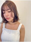 こなれヘア×ゆるふわ巻きボブ