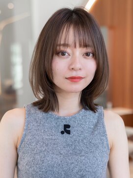 エースハバナ 渋谷(1 HAVANA) 大人かわいい／20代30代／バングカット/ダークアッシュ