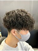 マッシュ/波巻きパーマ