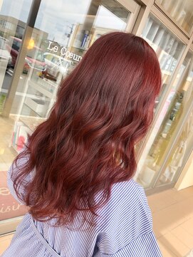 ルクール ヘアー プレジー(Le Coeur HAIR Plaisir) ブリーチなし1カラー★チェリーピンク★