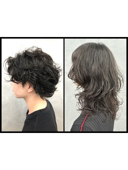 髪質やクセを見極め、あなたに似合うパーマをご提案♪ダメージレスで髪に優しく、理想のスタイルが叶う☆