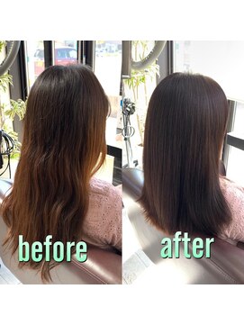 グリーン(Glean) 髪質改善/ショート/白髪ぼかし/リタッチカラー