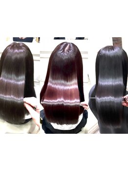 【cut+縮毛矯正+最新3stepTr\13300】話題の髪質改善でダメージレス&艶溢れる♪Tr付クーポンでケアも◎