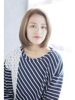 シュシュット(chouchoute) 美髪質改善ホワイトブロンドワイドバングイメチェン外ハネボ40