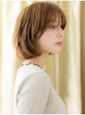 大人フェミニン前下がりAライン丸みボブTc3浦和20代30代40代