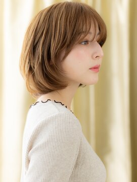 カバーヘアアンドスパ ブリス 浦和(COVER HAIR&SPA bliss) 大人フェミニン前下がりAライン丸みボブTc3浦和20代30代40代