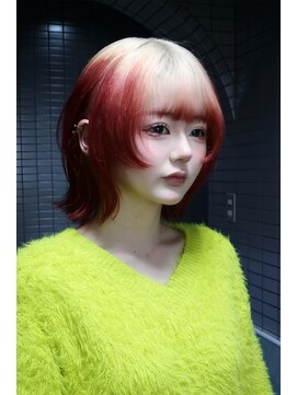 アマトウキョウ アユンチェ(AMA TOKYO×AYUNCHE) ルーツデザインカラーボブウルフ