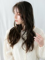 カバーヘア ブリス 志木南口駅前店(COVER HAIR bliss)&nbsp;韓国風巻きインナーカラーフェミニンウェーブ//志木10代20代30代