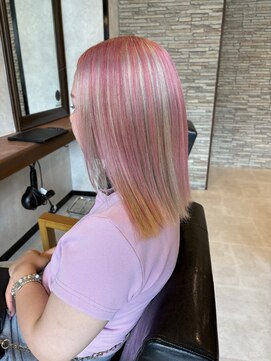 ナイト(KNIGHT) アンブレラカラー/デザインカラー/ペールピンク/ブロンド