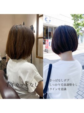ヘアメイク バースデイ(Hair make Birth Day) きっぱなしボブ