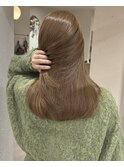 ブリーチなしオリーブベージュ♪