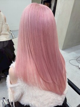 ピンク/ペールピンク/髪質改善