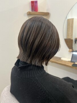 シア 春日部店(SHEER) ラベンダーグレージュ×レイヤーボブ　【春日部　久喜】