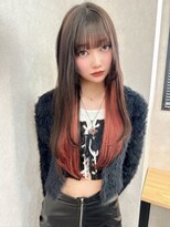 リゲル(rigel)&nbsp;タッセルボブ グラデーションカラーハッシュカットミニボブ