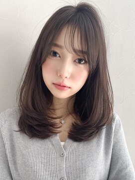 アグノス 青山(Agnos) 愛され薄めバングシースルーバング美髪デジタルパーマ艶感