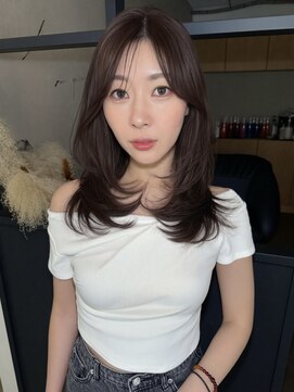 エトワ 中央店(etoi) 大分ハッシュカット胸上鎖骨下ミディアムレイヤースタイルかるめ