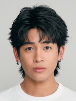 バイフィフス 原宿/表参道(by fifth)&nbsp;緩めニュアンスパーマフェザーパーマメンズセンターパートウルフ