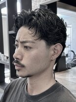 ガズル ハラジュク(GUZZLE HARAJUKU)&nbsp;テーパーフェード×ラフバック　メンズショート