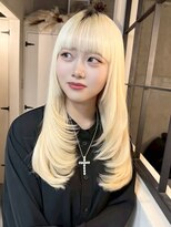 ジィルム 高崎西口店(XELM)&nbsp;韓国レイヤーカット/ブリーチ/グレージュ/ハッシュカット/群馬県