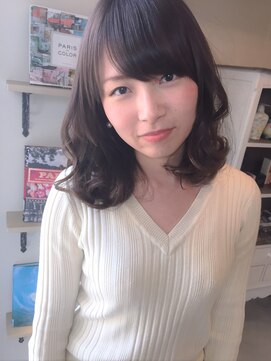 ヘアーデザイン シュシュ(hair design Chou Chou by Yone) ☆chouchou☆ダークアッシュ×ナチュラルセミディ♪