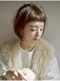 MAUVE【カジュアル】ショートバングボブ