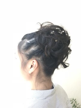 マロウ ヘア(Mallow hair) 夏祭り！～編み込みupスタイル☆