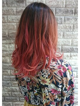 ヒップスデコ(Hip's deco) ピンクグラデーションカラー☆「大宮Hip's」